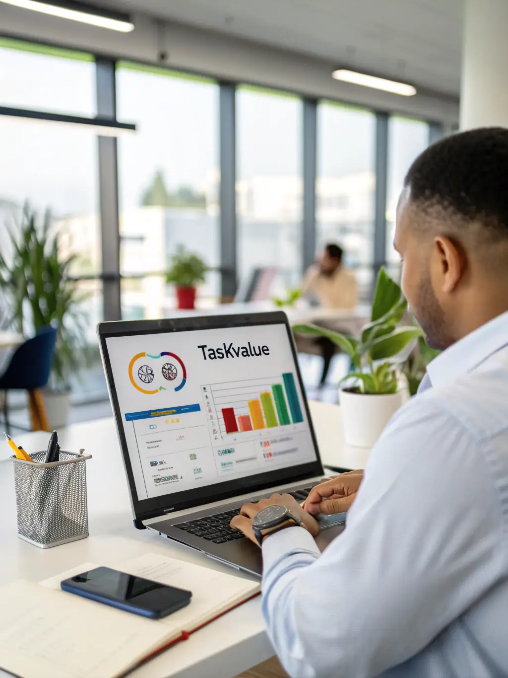 A screenshot of project management software showing tasks, timelines, and resource allocation, used by Carrera Lee Enterprises, Inc. to manage projects and track progress.